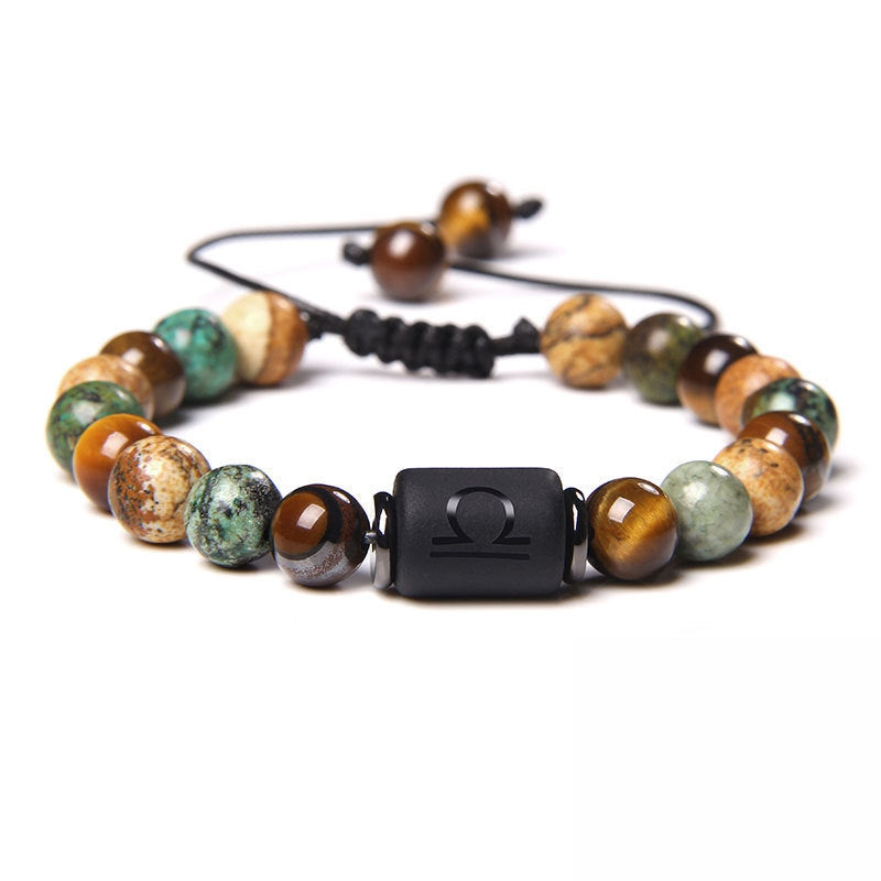 Zodiac Protection & Healing Bracelet | Natural Amber | Taoist KaiGuang