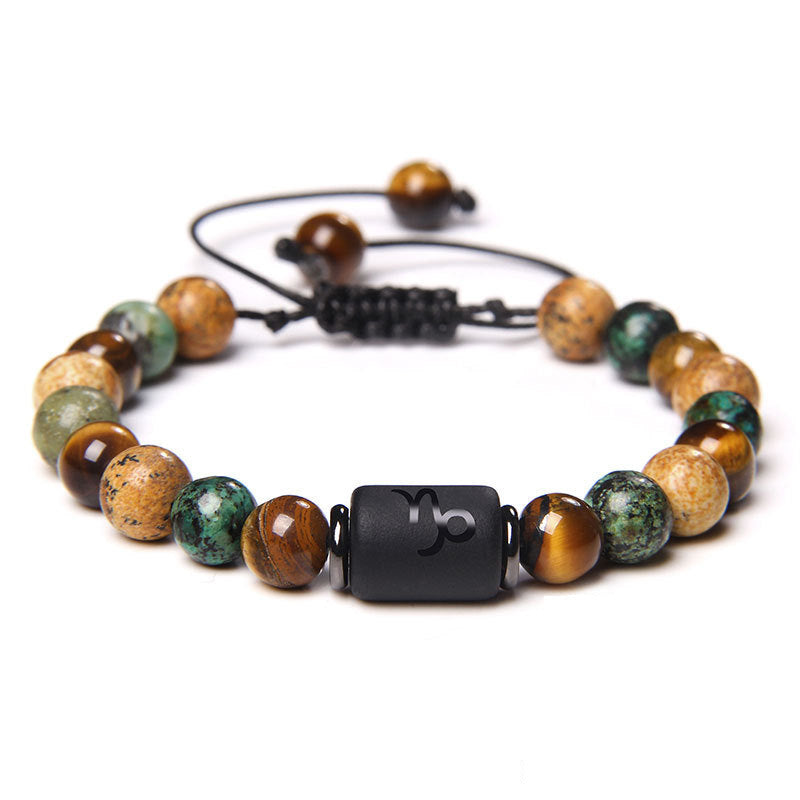 Zodiac Protection & Healing Bracelet | Natural Amber | Taoist KaiGuang