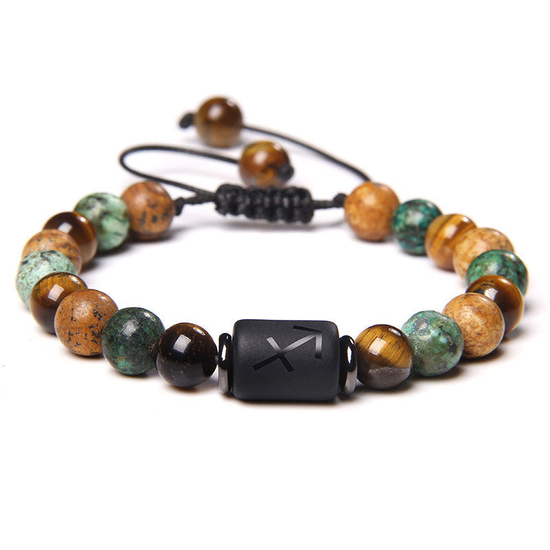 Zodiac Protection & Healing Bracelet | Natural Amber | Taoist KaiGuang