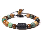 Zodiac Protection & Healing Bracelet | Natural Amber | Taoist KaiGuang