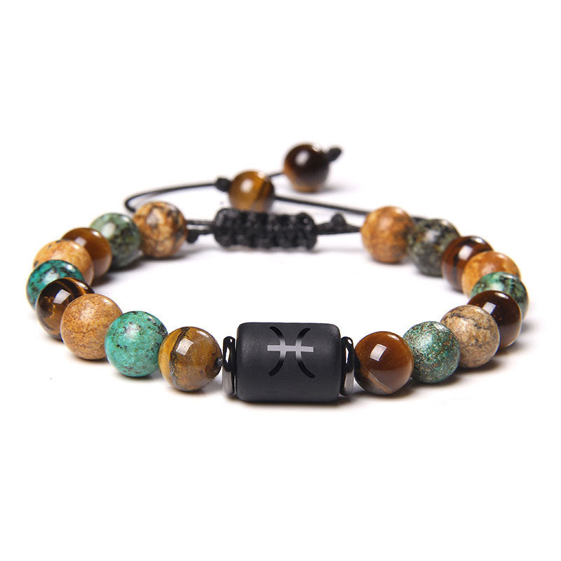 Zodiac Protection & Healing Bracelet | Natural Amber | Taoist KaiGuang