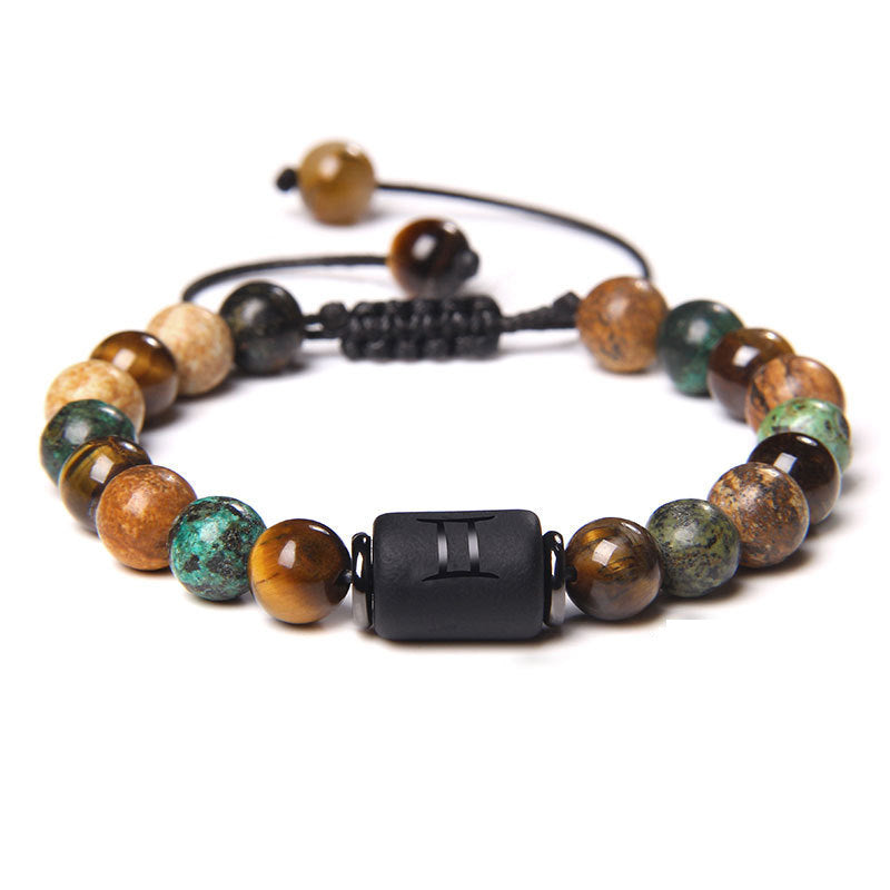 Zodiac Protection & Healing Bracelet | Natural Amber | Taoist KaiGuang