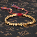 Irregular Copper Bead Bracelet - Handcrafted Feng Shui Prosperity