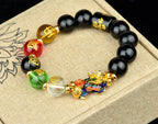 Wealth-Attracting Pixiu Five-Route Caishen Energy Bracelet | Feng Shui