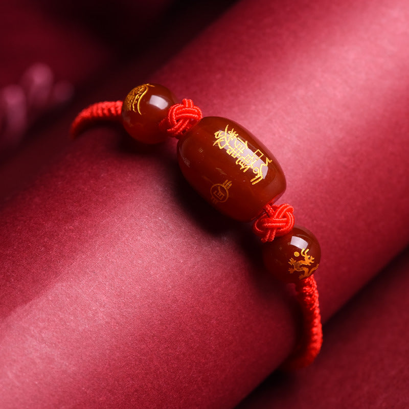 Tai Sui Red String Good Luck Protection Bracelet