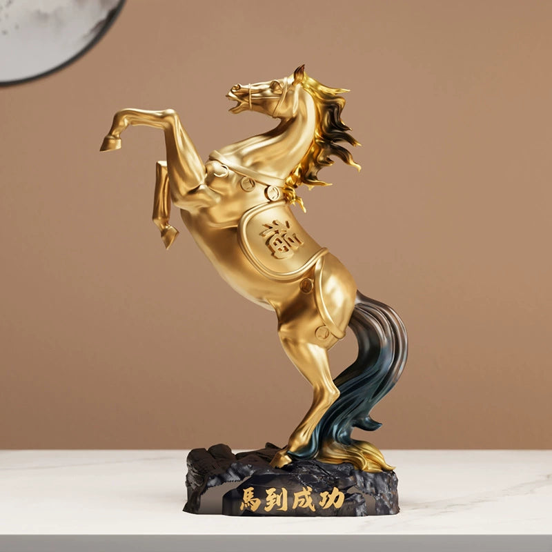 Ma Dao Cheng Gong Feng Shui Horse Figurine | Success Prosperity
