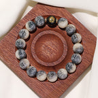 Sacred Carving Purple Fire Mystical Energy Bracelet