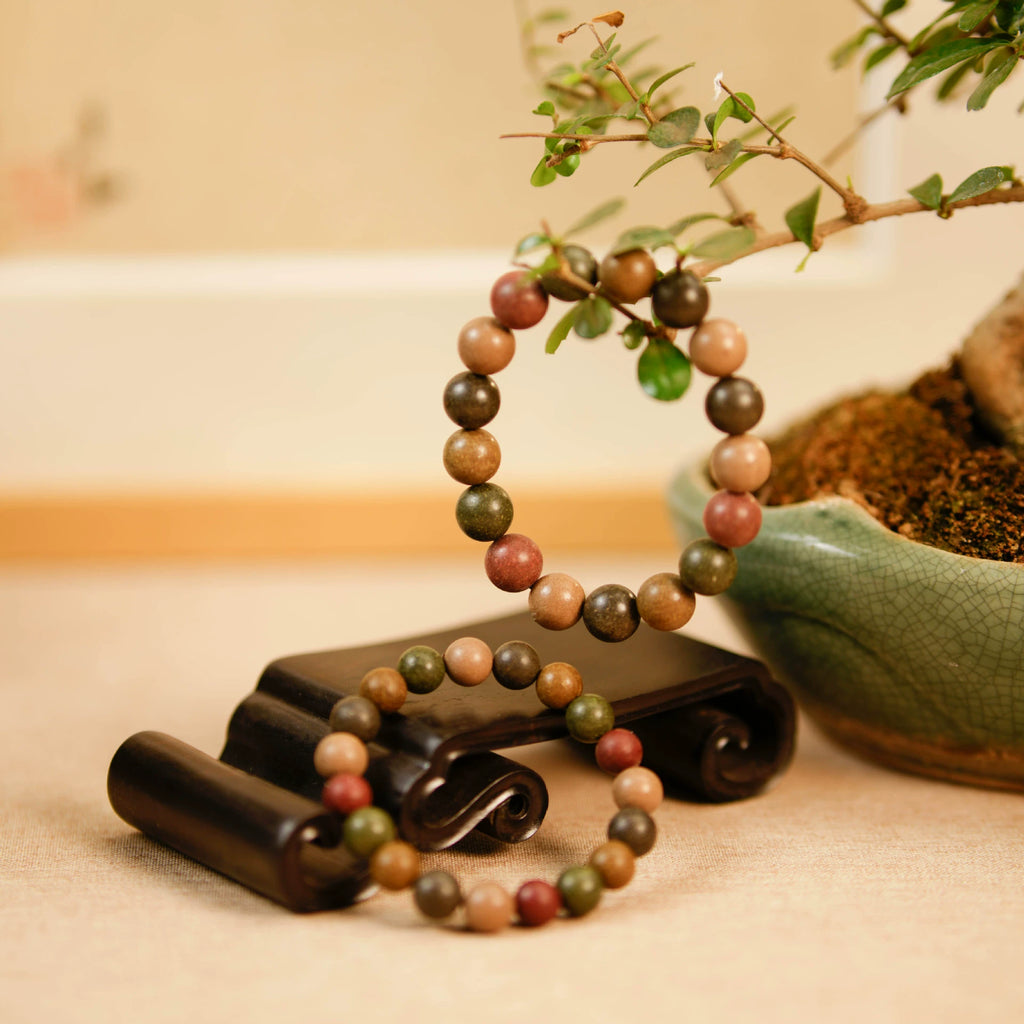 Natural TCM Herbal Incense Bead Bracelet