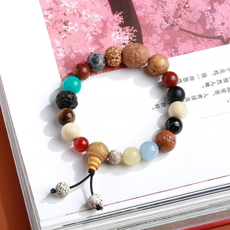Natural 18-Bead Bodhi Seed Mala