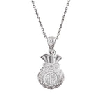 Silver Blessing Bag Activation Necklace | 925 Sterling Silver Fu