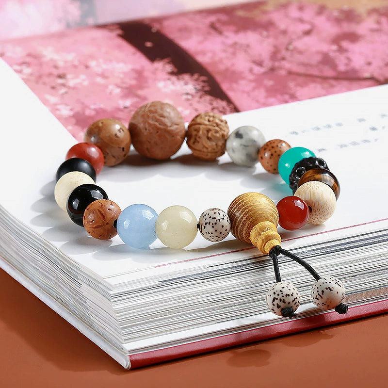 Natural 18-Bead Bodhi Seed Mala