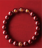 Rosewood Twelve Zodiac Energy Protection Bracelet