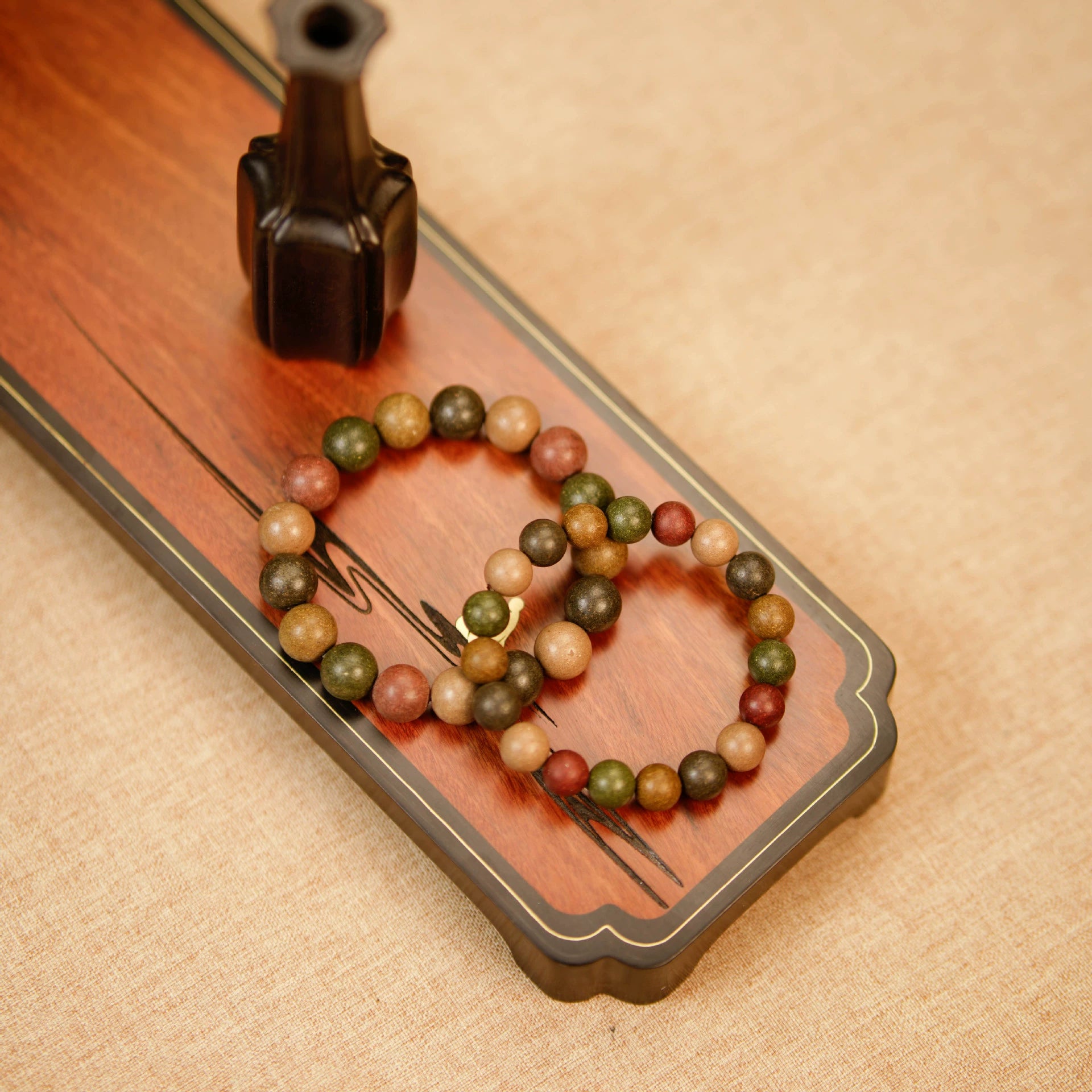 Natural TCM Herbal Incense Bead Bracelet