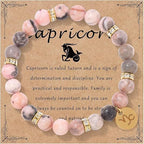 Zodiac Romance Pink Zebra Astrology Love Bracelet