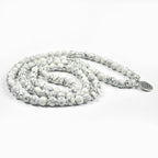 White Green Turquoise Meditation Energy Bracelet | Natural Stone