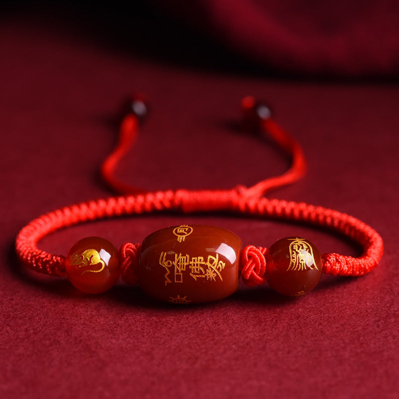 Tai Sui Red String Good Luck Protection Bracelet