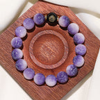 Sacred Carving Purple Fire Mystical Energy Bracelet