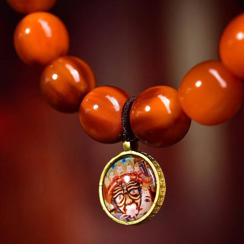 Agate Turtle Bracelet Past Present Life Thangka Charm