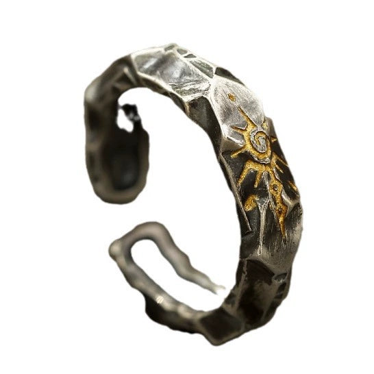 Sun Manifestation Stone Blessing Protection Ring | Sunstone Feng Shui