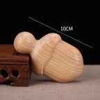 Peach Wood Baby Protection Gourd Keychain Charm