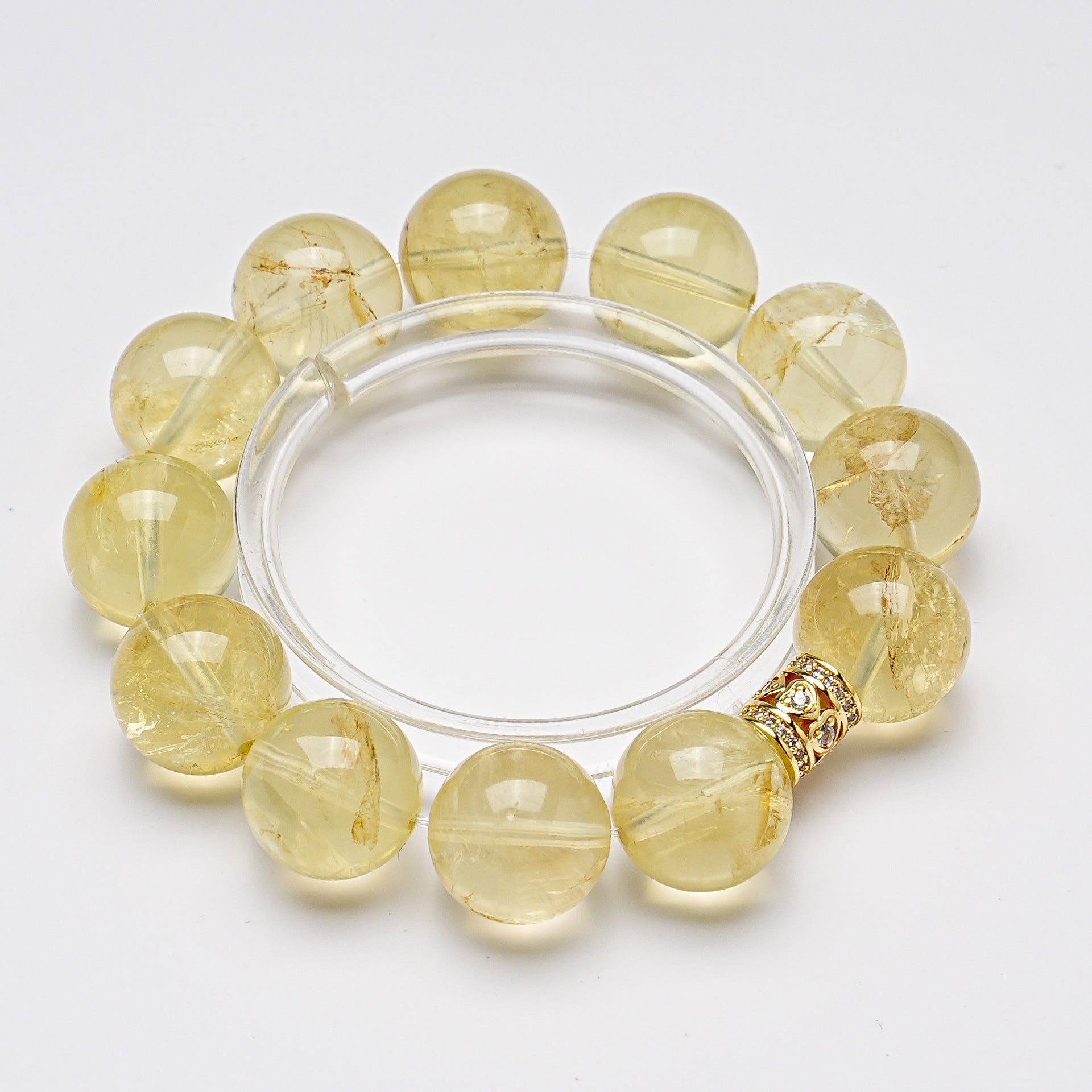 Solar Energy Lemon Quartz Vitality Boost Bracelet