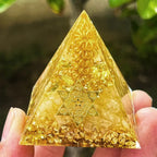 Feng Shui Pyramid Crystal Healing Energy Infusion Meditation Wealth Love - Hexagram Sacred Geometry Spiritual Decor