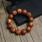Sacred Talisman Symbols Ancient Wood Beads