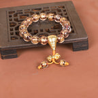 Golden Foil Scented Ash Glass Demon-Slaying Protection Bracelet