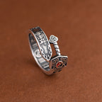 Seven Stars Sword Taoist Protection Ring | Tianguan Blessing