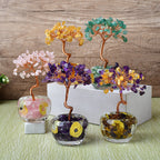 Multicolor Crystal Life Tree Feng Shui Ornament
