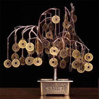 Feng Shui Copper Money Tree Display | Wealth Prosperity Ornament