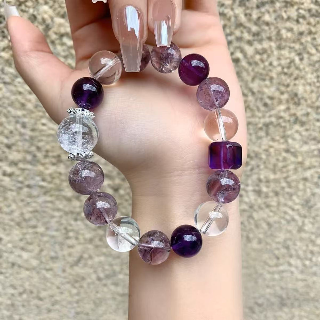 Purple Energy Amethyst Divine Blessing Bracelet