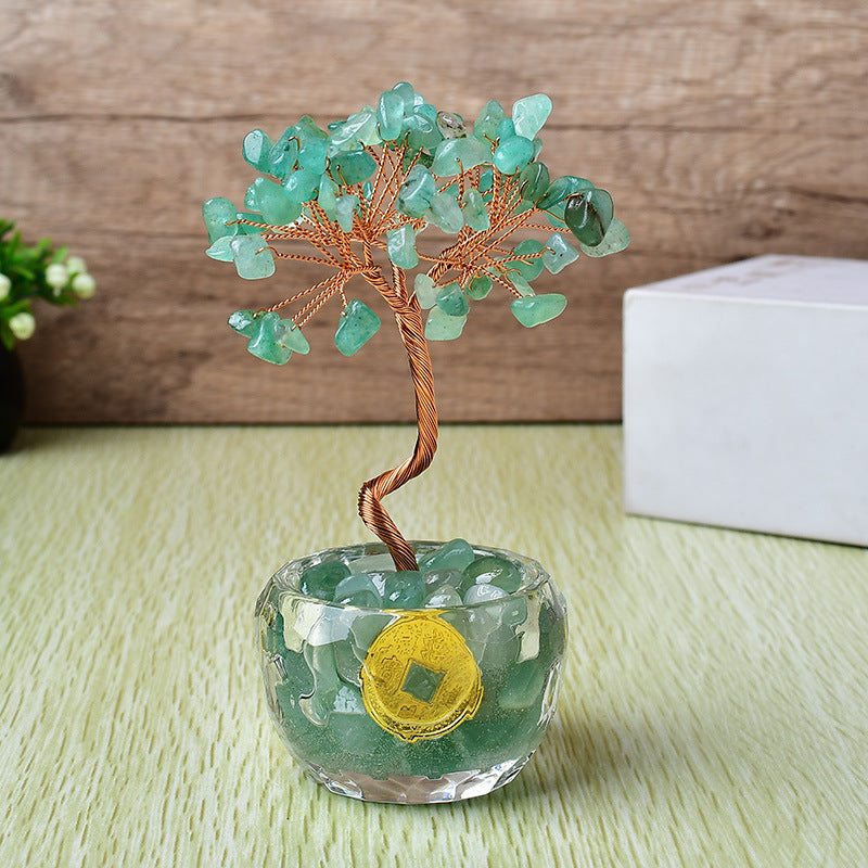 Multicolor Crystal Life Tree Feng Shui Ornament