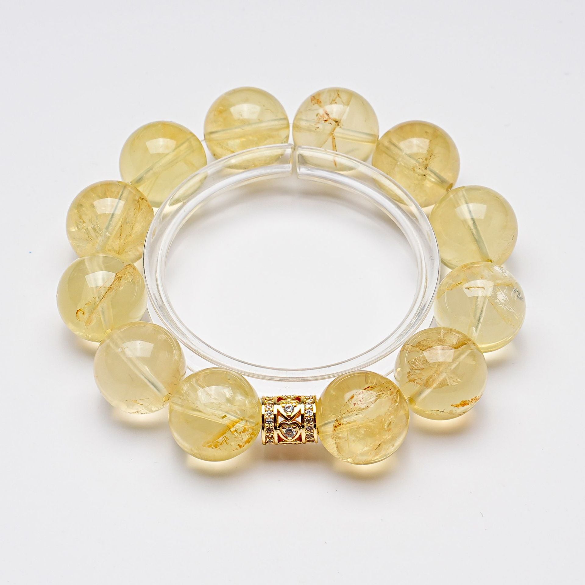 Solar Energy Lemon Quartz Vitality Boost Bracelet