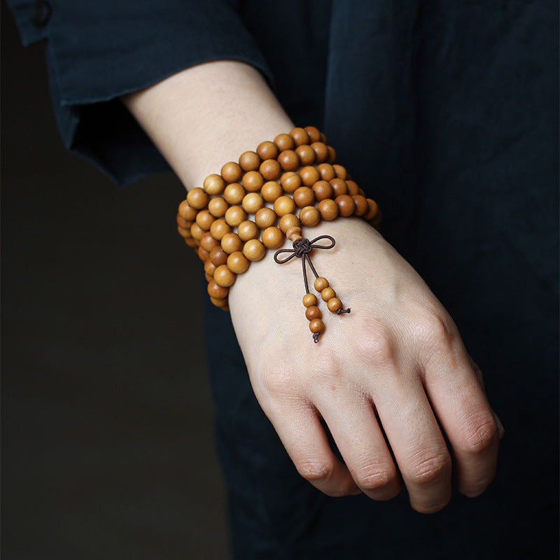 Natural Phoenix-Eye Bodhi Seed Meditation Talisman | 108 Beads