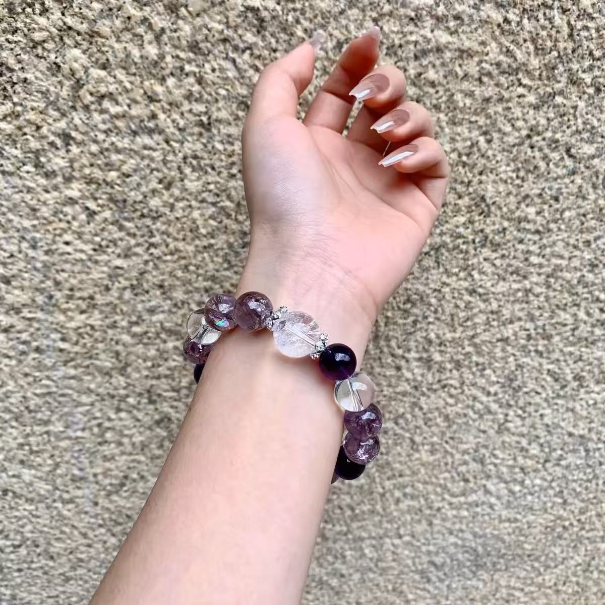 Purple Energy Amethyst Divine Blessing Bracelet