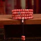 Tibetan Full-Blood Camel Bone Prayer Beads - Adai Guru Bead