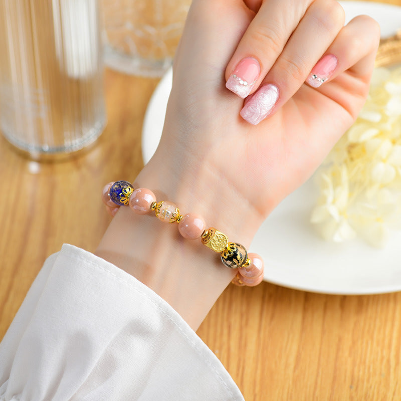 Baiyun Temple Nine-Tailed Fox Energy Protection Bracelet | Scented Ash