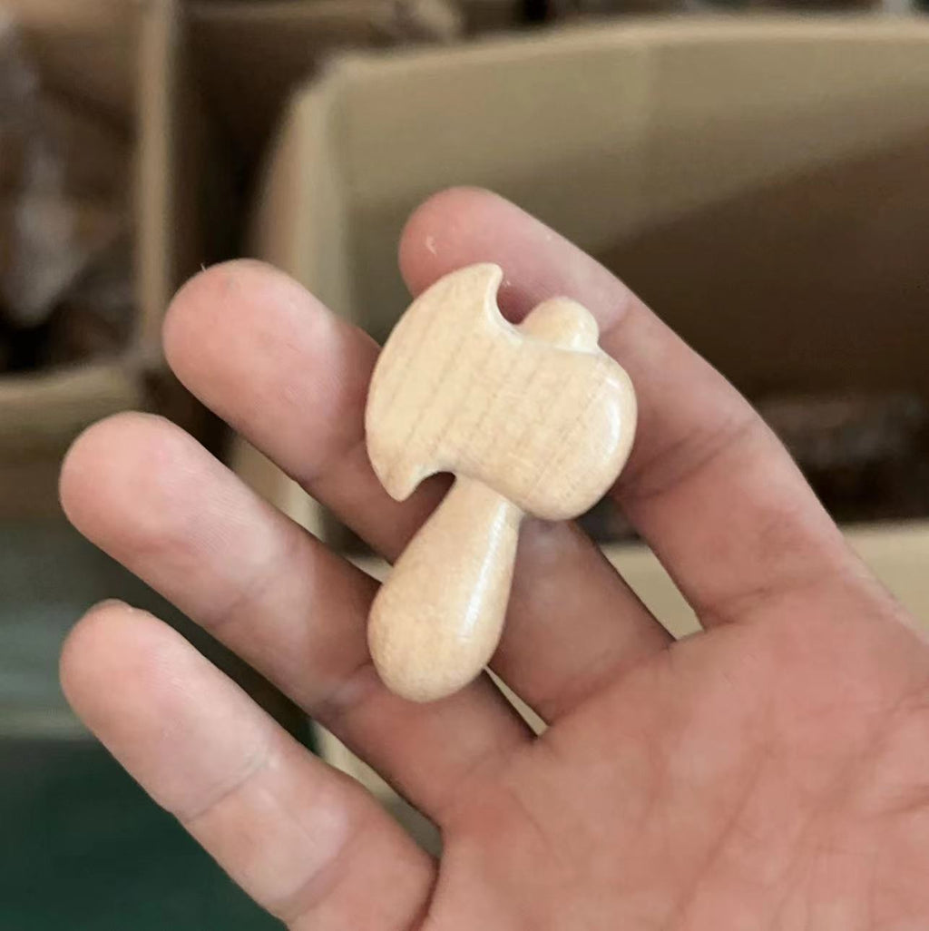 Peach Wood Baby Protection Gourd Keychain Charm