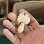 Peach Wood Baby Protection Gourd Keychain Charm