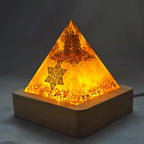 Feng Shui Pyramid Crystal Healing Energy Infusion Meditation Wealth Love - Hexagram Sacred Geometry Spiritual Decor
