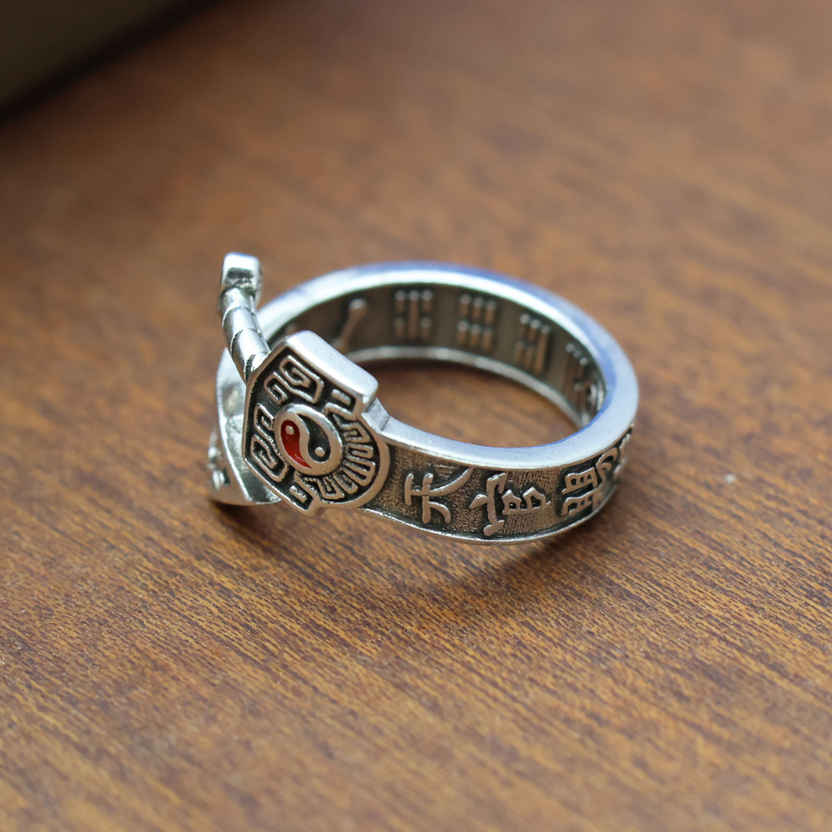 Seven Stars Sword Taoist Protection Ring | Tianguan Blessing