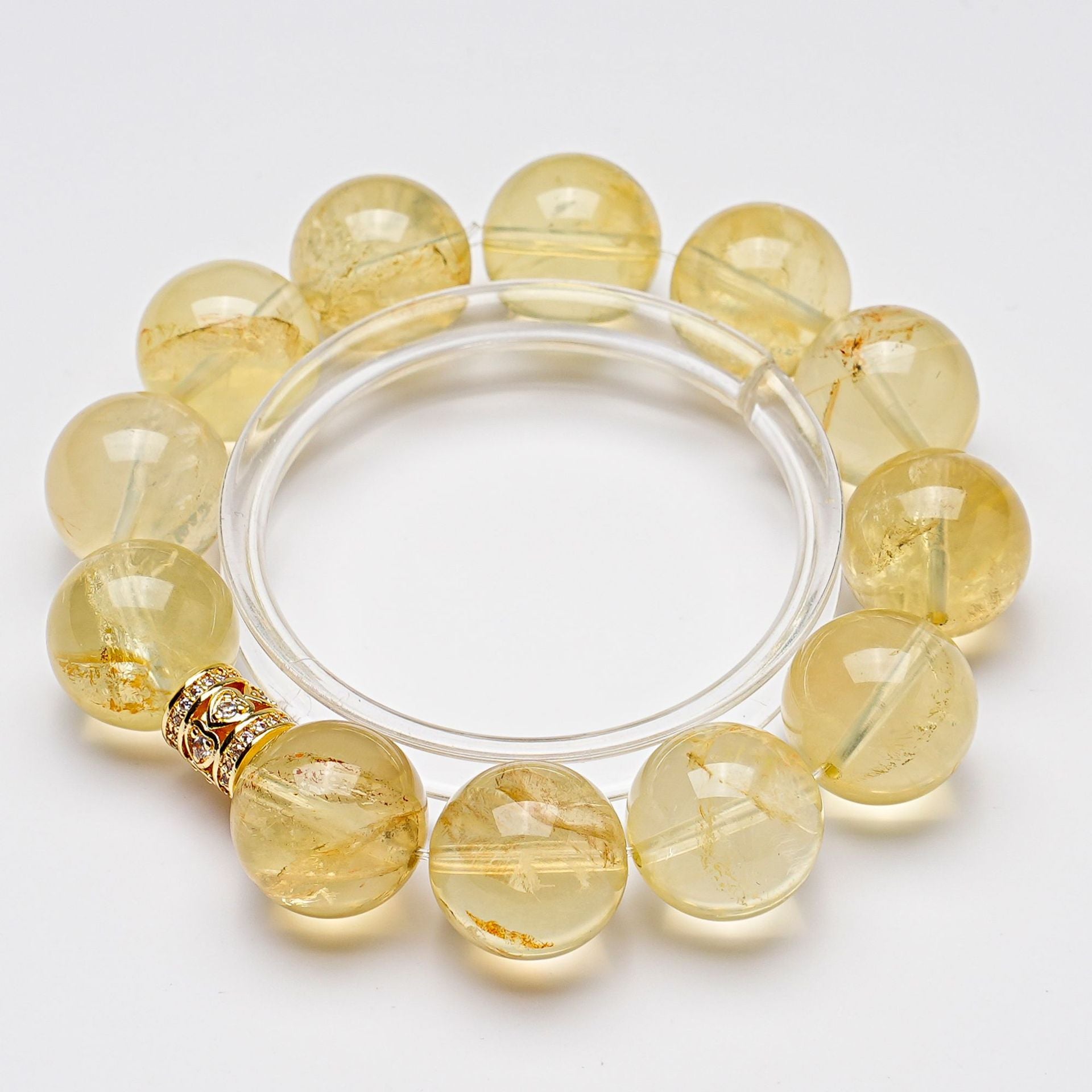 Solar Energy Lemon Quartz Vitality Boost Bracelet