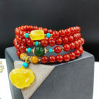 Emotional Balance Red Agate Vitality Bracelet