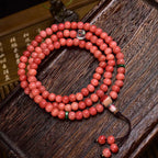 Tibetan Full-Blood Camel Bone Prayer Beads - Adai Guru Bead