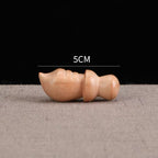 Peach Wood Baby Protection Gourd Keychain Charm