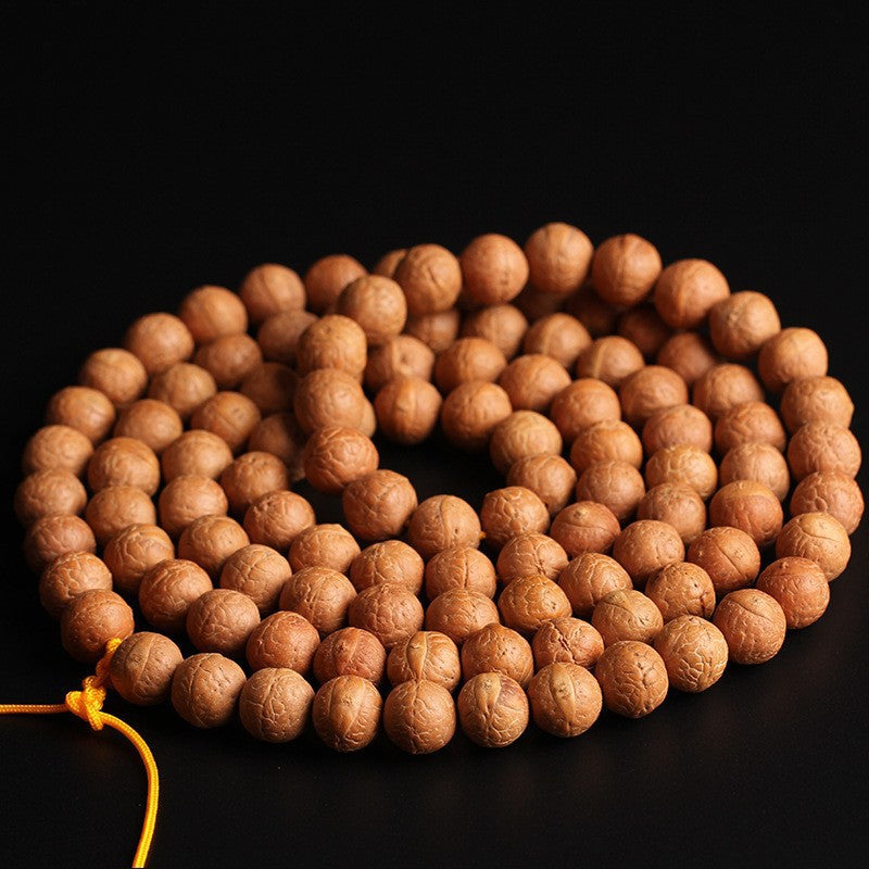 Natural Phoenix-Eye Bodhi Seed Meditation Talisman | 108 Beads