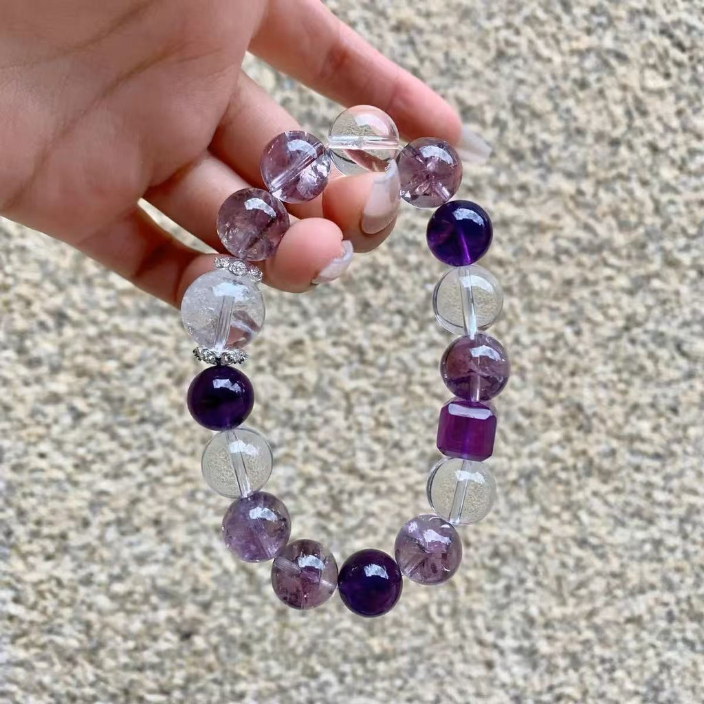 Purple Energy Amethyst Divine Blessing Bracelet