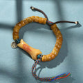 Camel Bone Barrel Beads Bracelet Conch Auspicious Cloud Charm