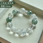 Soul Healing Green Rutile Emotional Stability Bracelet